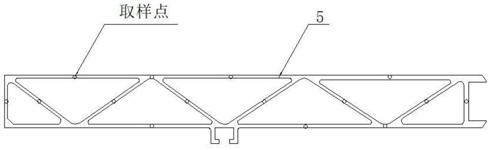 Online automatic detection system and method for hardness of aluminum alloy profile