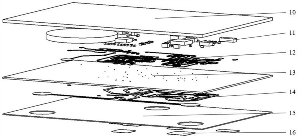 Epidermis-attached electrocardio acceleration detection system and preparation method thereof