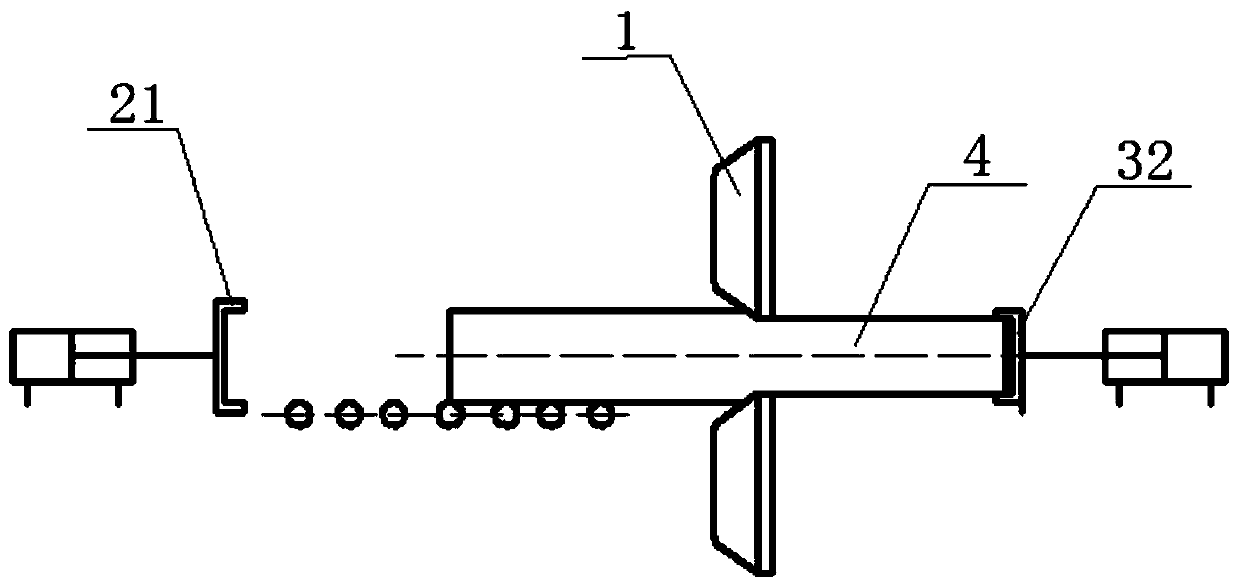 A three-roll skew rolling forming method for a railway vehicle axle