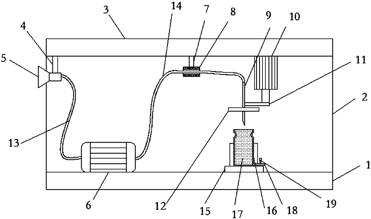 Acquisition device used for outdoor air detection