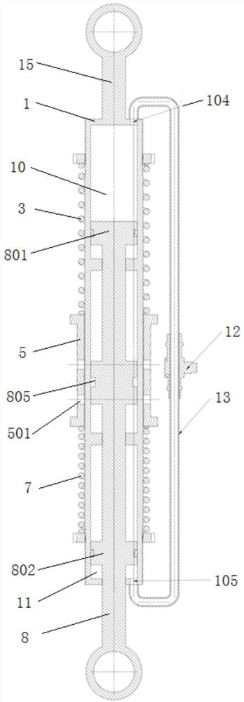 New energy automobile and adjustable shock absorber suitable for new energy automobile