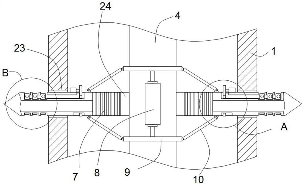 Secondary salinization soil leacheate sampling device