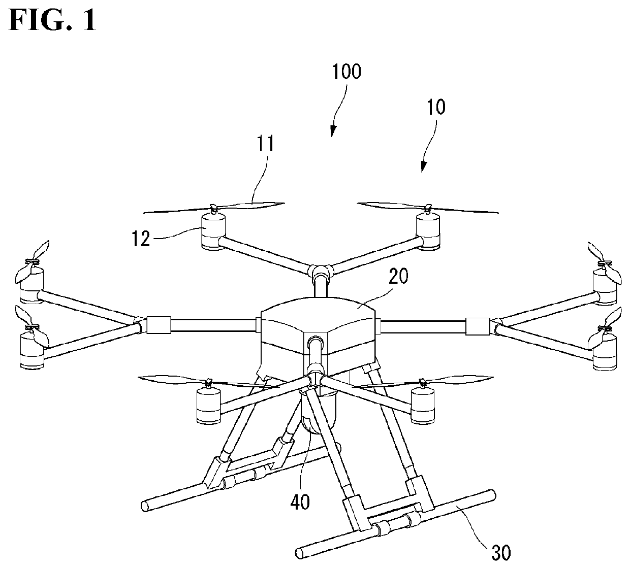 Drone, drone station and method for controlling drone take-off using drone station