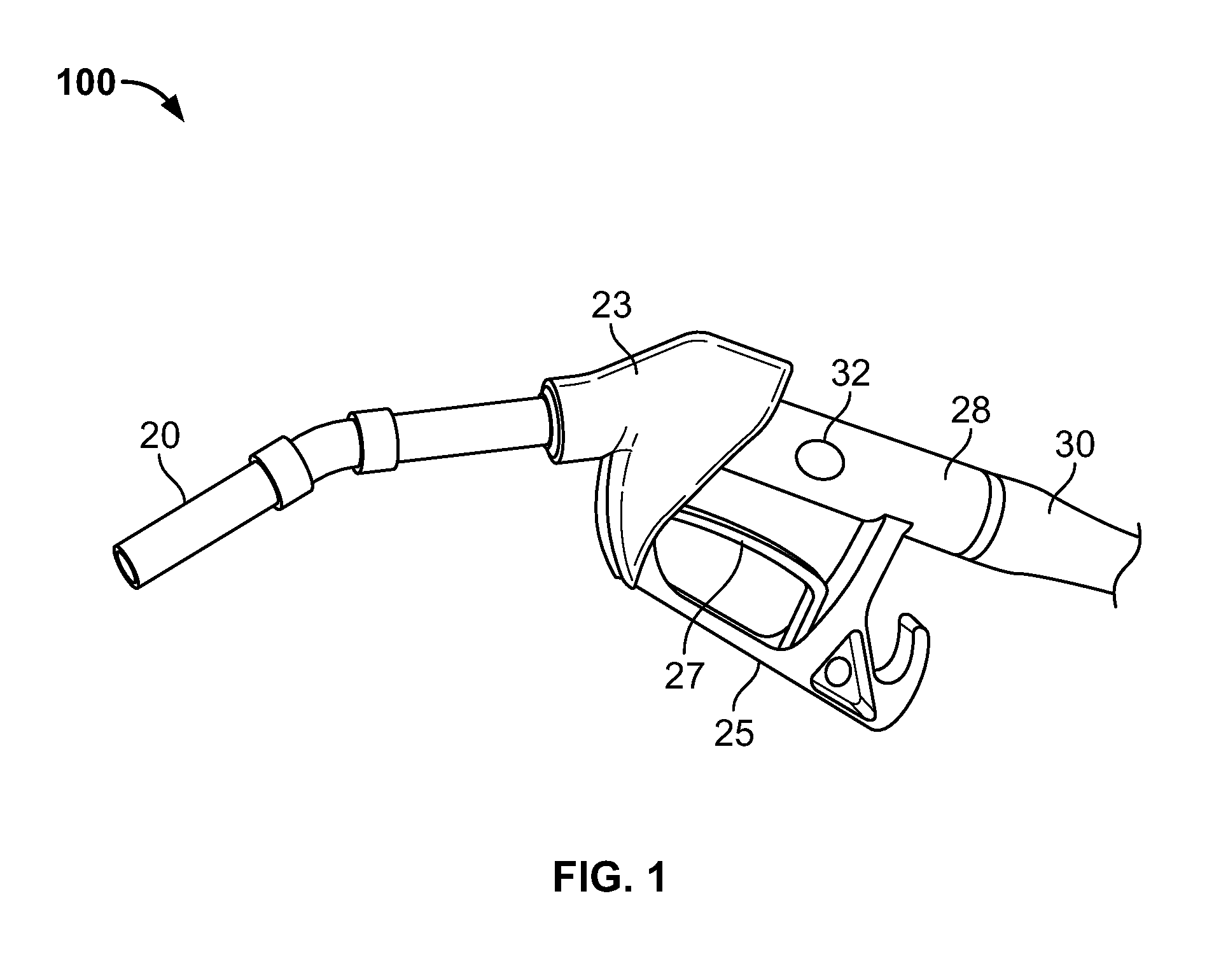 Gas Pump Handle Assembly