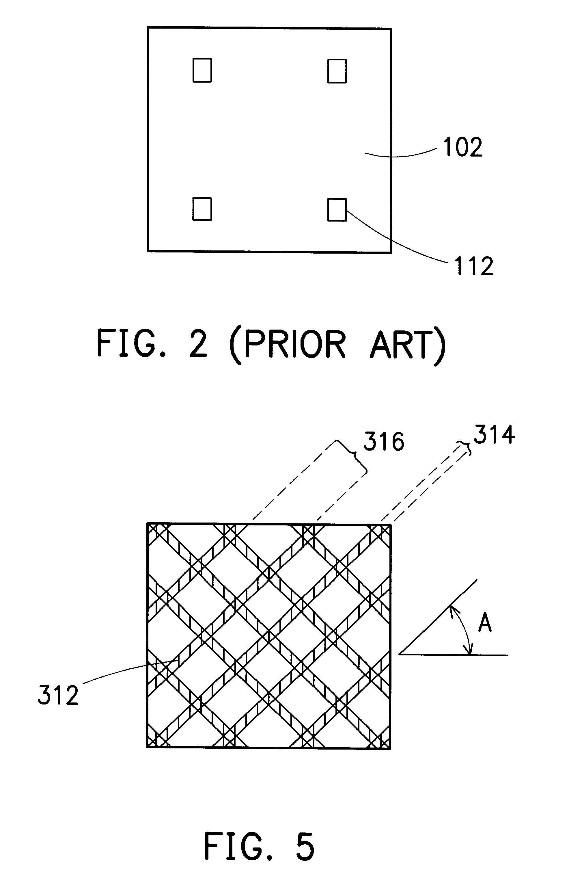 Pattern layout structure in substrate