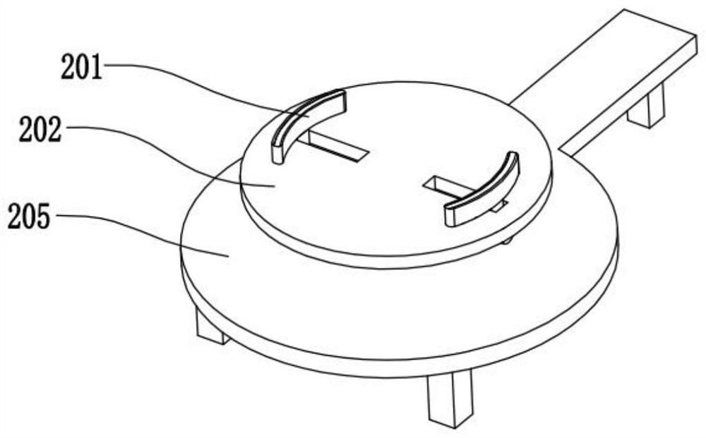 Garden drainage structure processing device