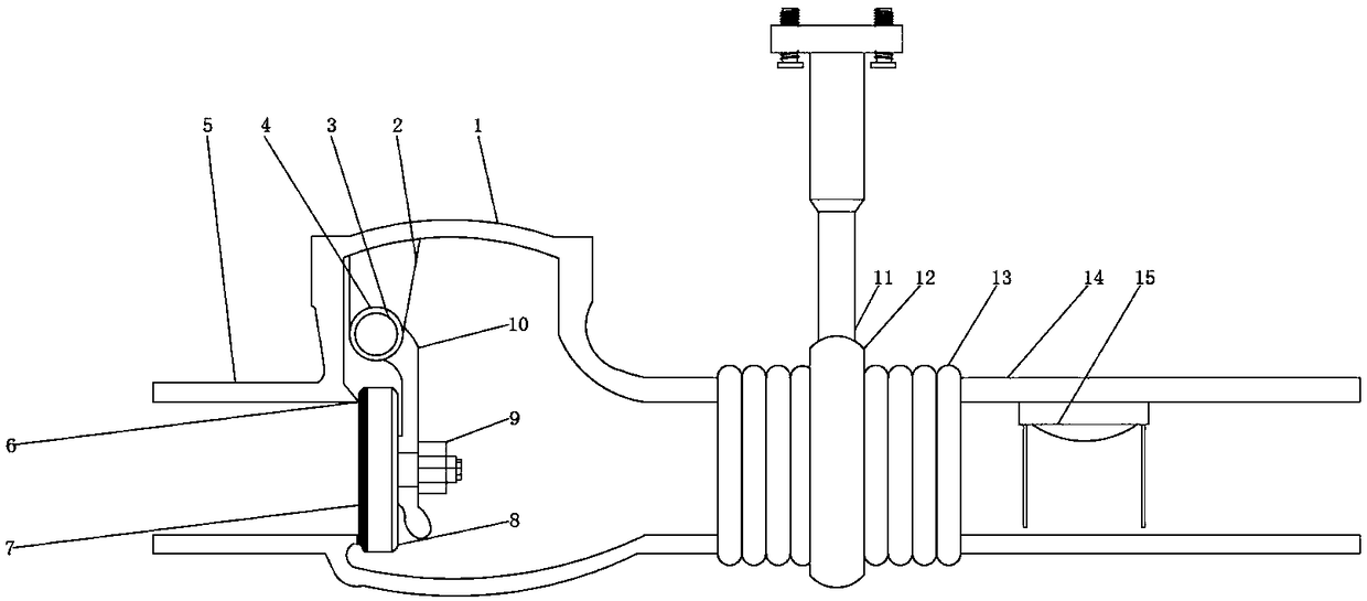 Waterproof exhaust pipe for new-energy vehicle