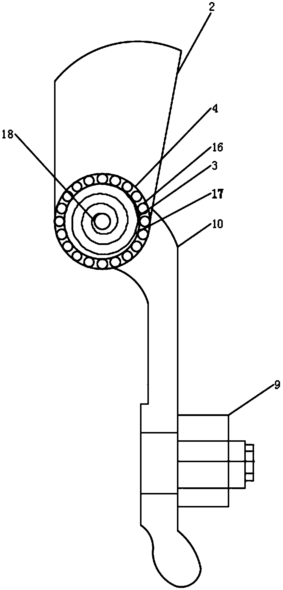 Waterproof exhaust pipe for new-energy vehicle