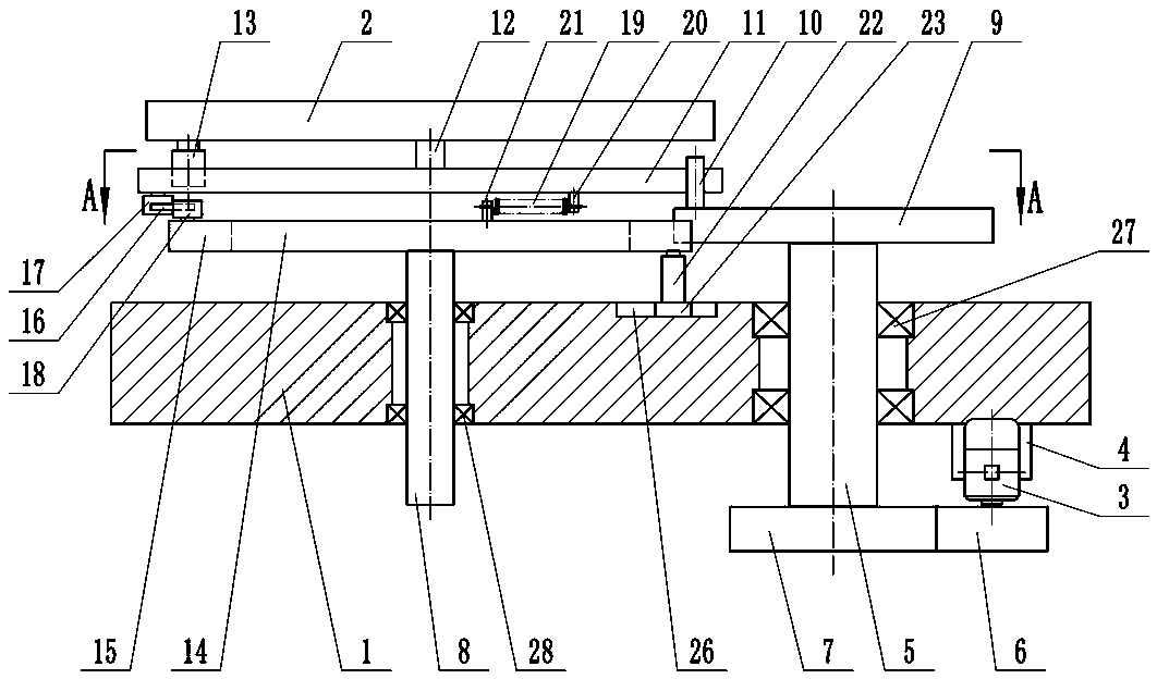 Intermittent rotation drive device