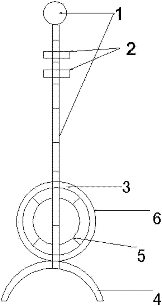 Bamboo erhu (two-stringed bowed musical instrument)