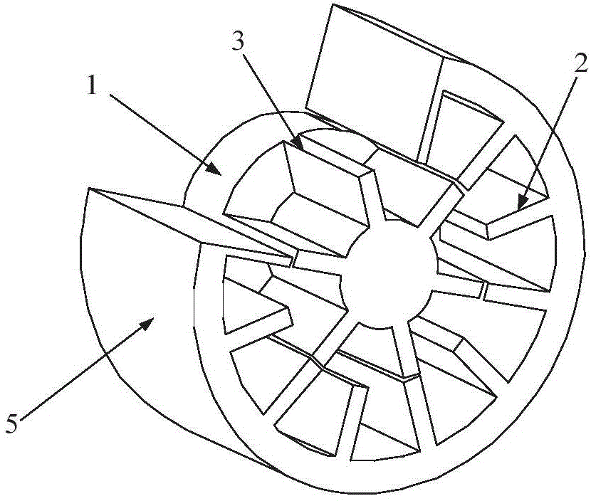 12/6-pole hybrid rotor structure magnetic suspension switched reluctance generator and control method thereof