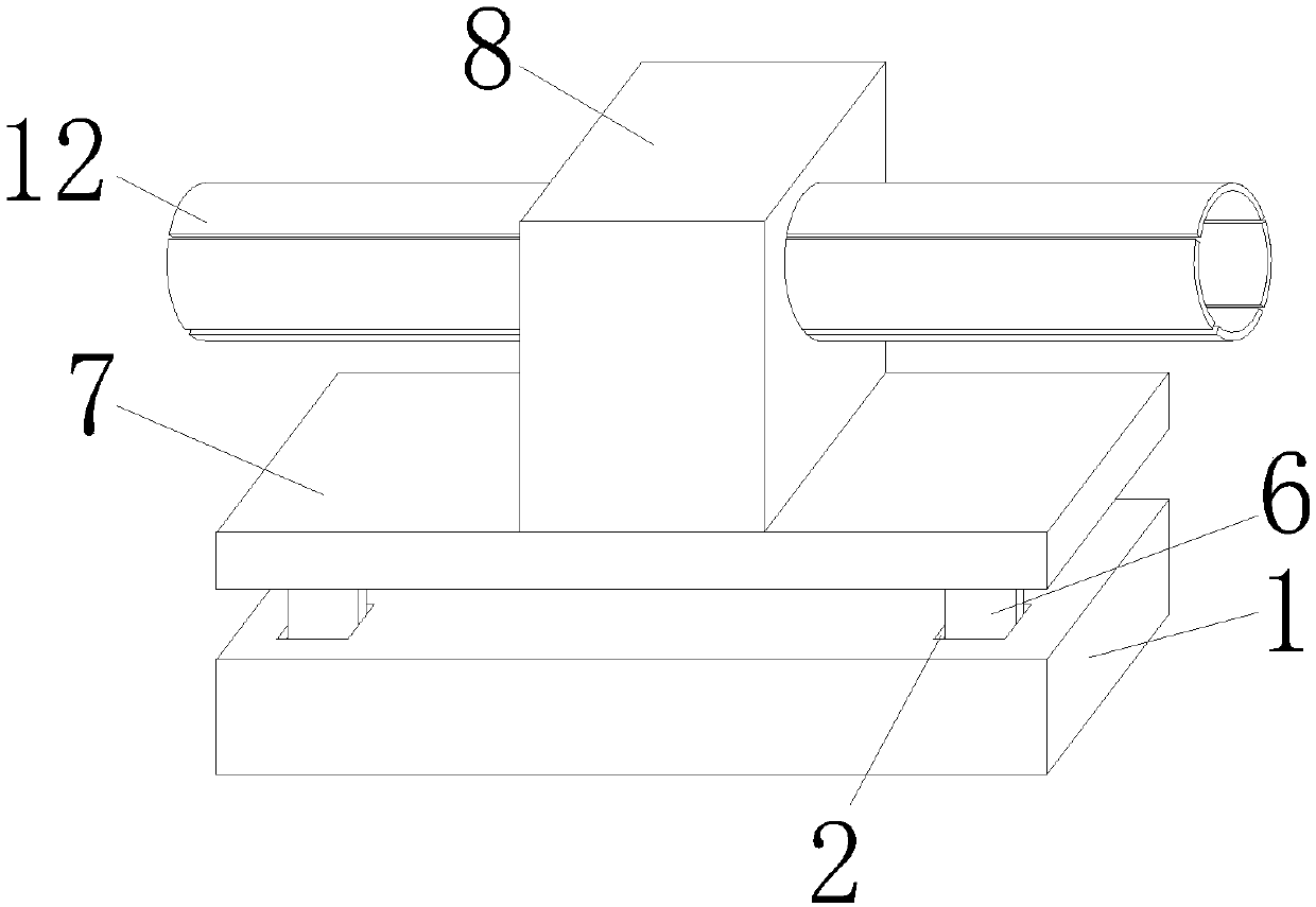 A high-efficiency steel strip unwinder with self-adjustable angle