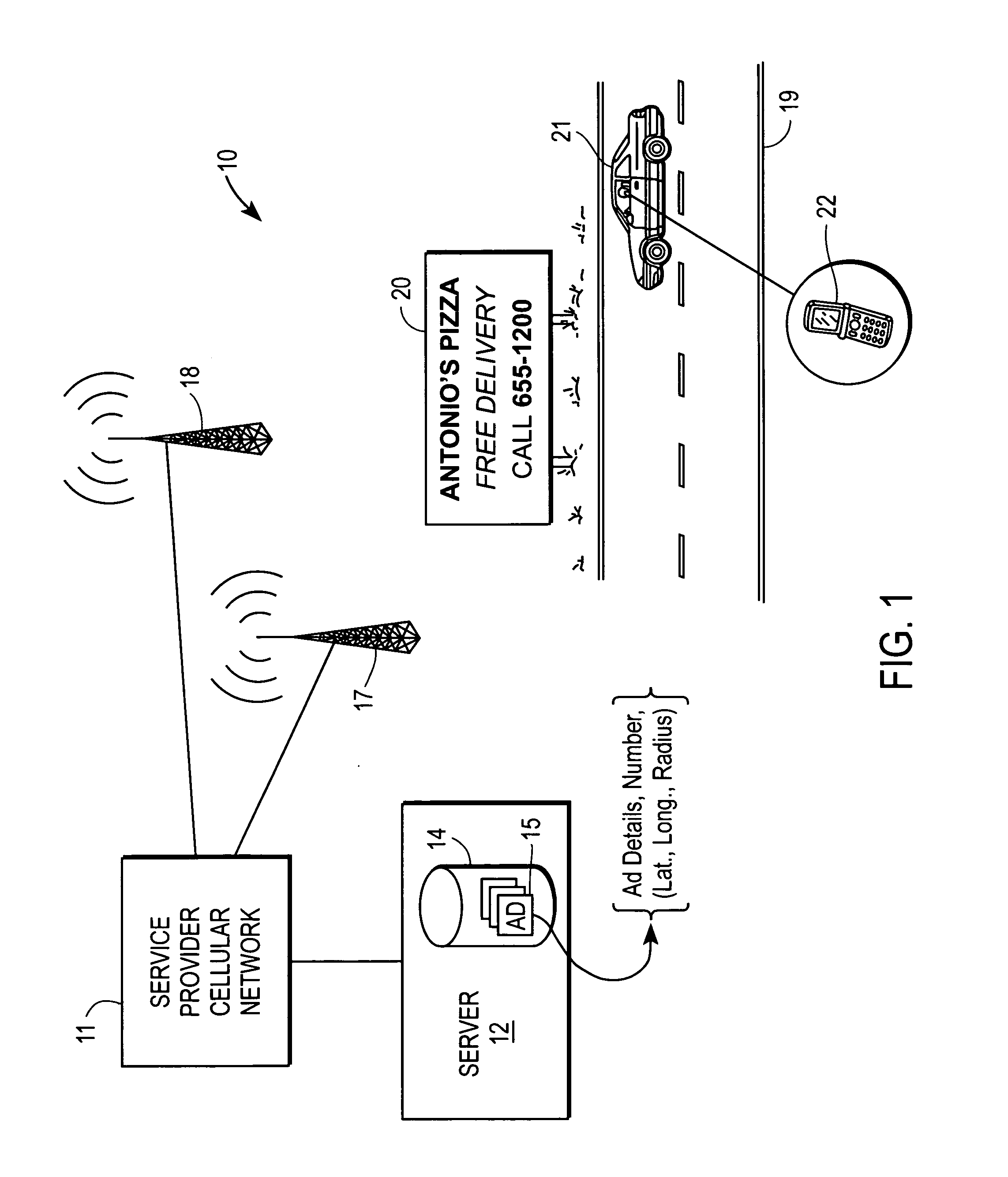 System and method for location-based mapping of soft-keys on a mobile communication device