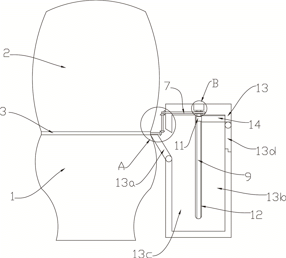 Anti-staining toilet bowl cover for toilet bowl