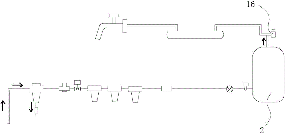 Drinking machine with zero-pressure hot tank and method for controlling drinking machine