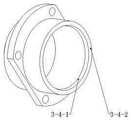 Ultraviolet lamp sealing fixing device used for ship ballast water processing system