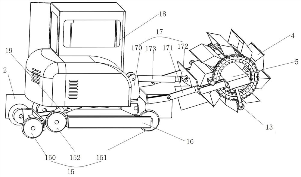 Bucket Wheel Sand Removal Device for Maintenance of Train Tracks