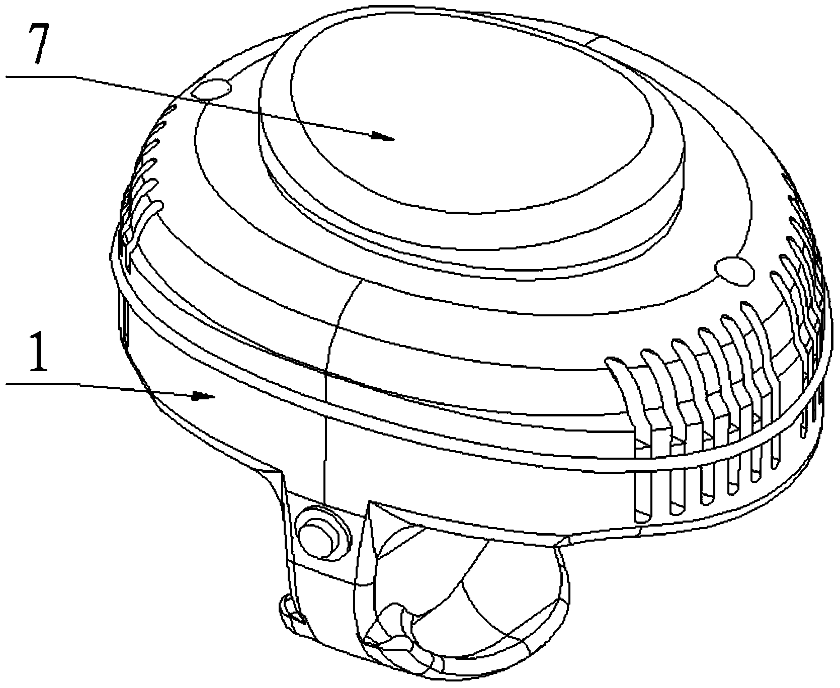 Cold compress device used for eye