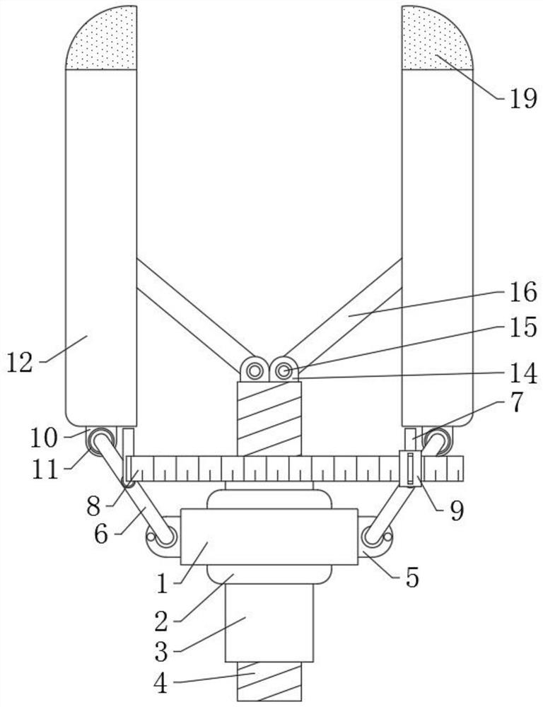 Cervical orifice dilatation examination device for gynaecology and obstetrics