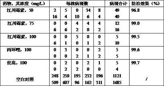 Jiang chuan mycin for preventing and controlling plant diseases