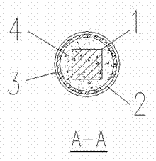 Method for reinforcing web members of reinforced concrete truss