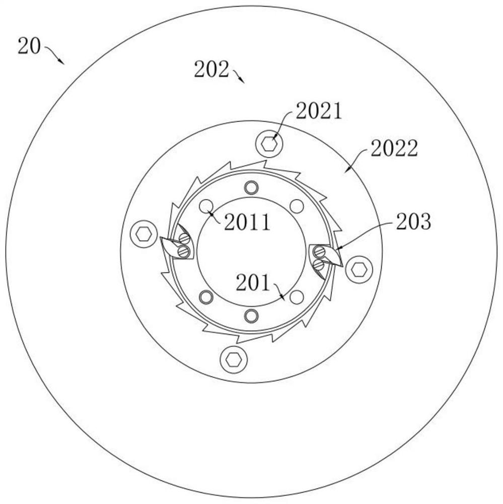 Ratchet wheel type flywheel capable of rotating in two directions for ball screw inerter