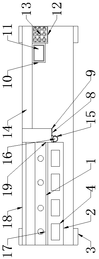 Experimental device capable of quickly comparing chemical experiments