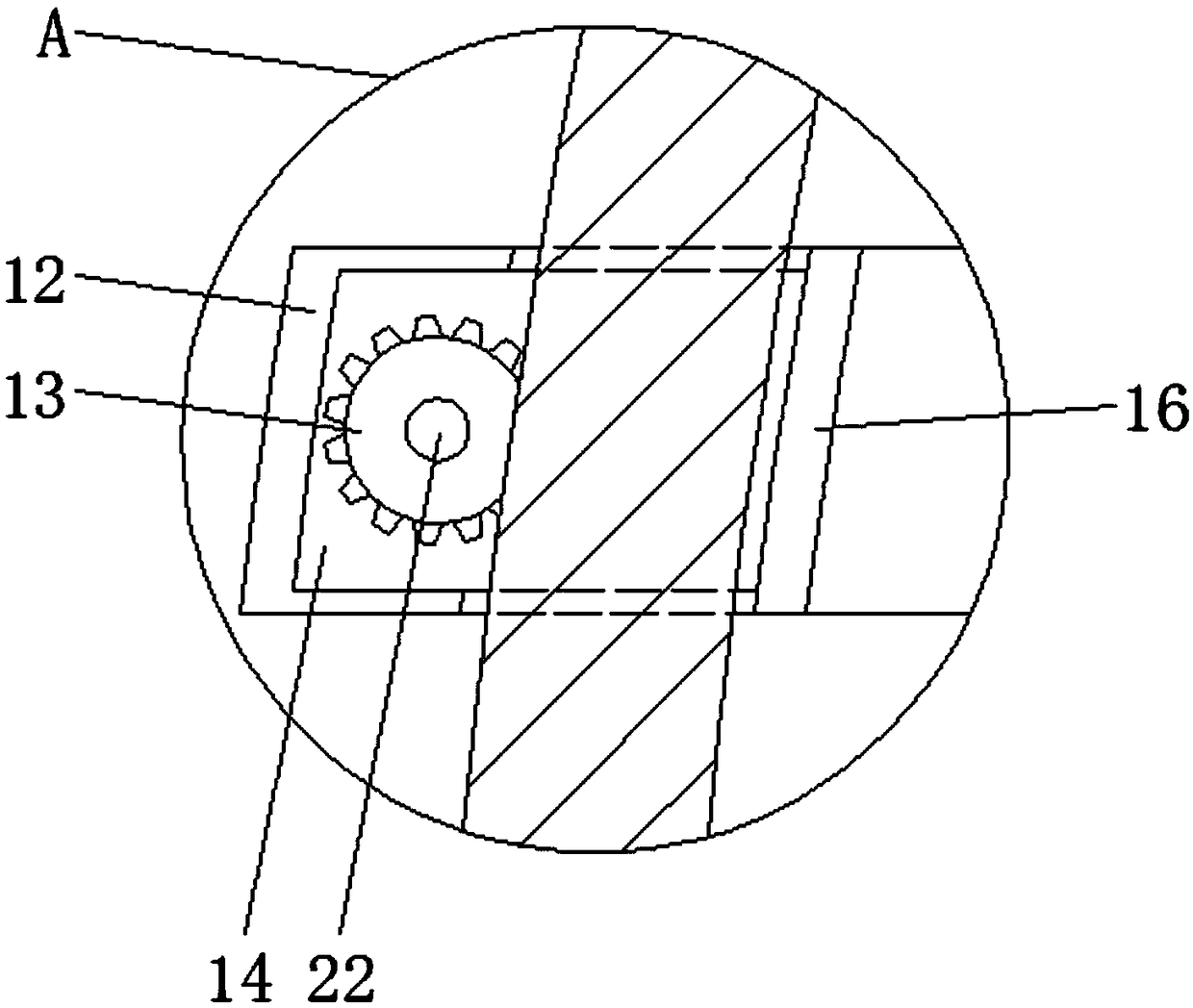 Shaddock culture soil taking device