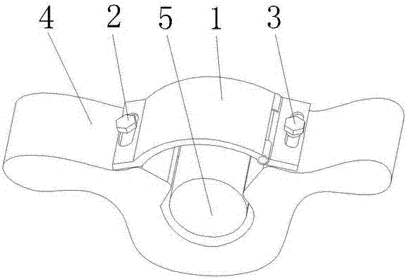 Artificial vertebral plate used after spine laminectomy