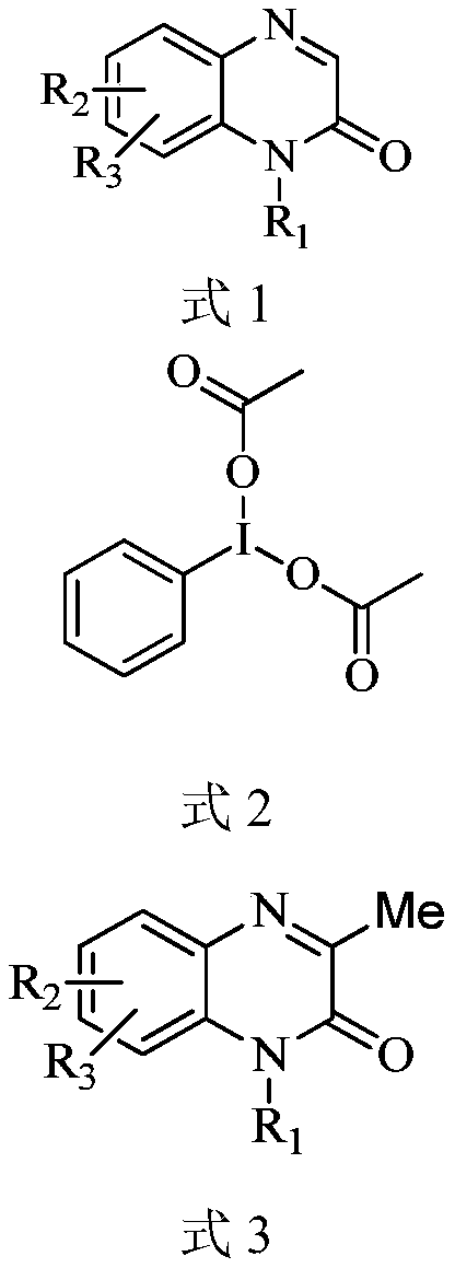 Preparation method of 3-methylquinoxaline-2(1H)-one compounds