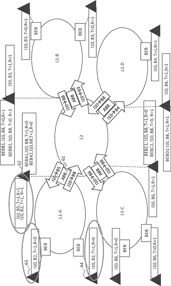 Improved shortest path bridging in a multi-area network