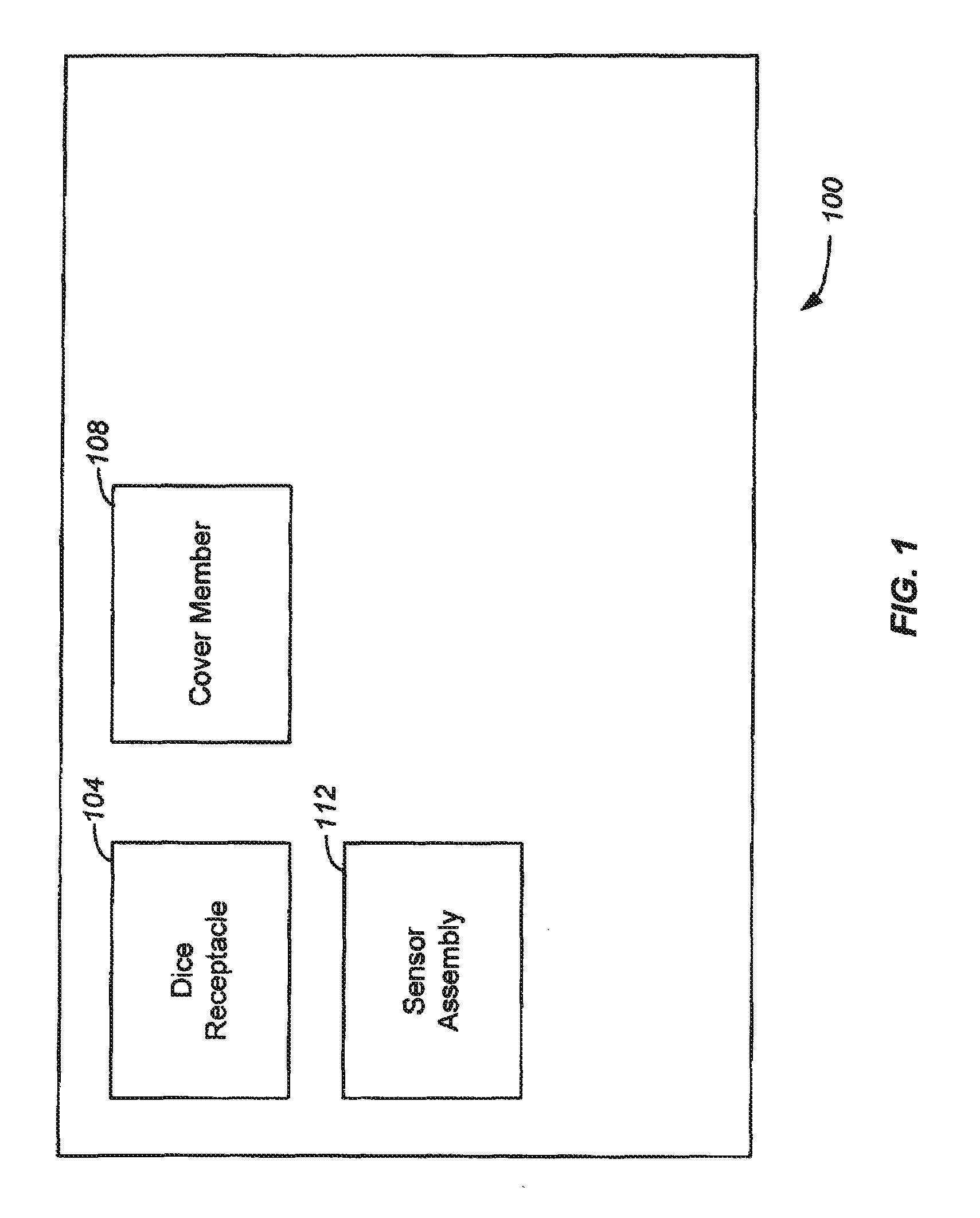 Self-contained dice shaker system