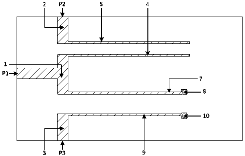 High isolation slot line duplexer applied to ultra-wideband channel and narrow-band channel