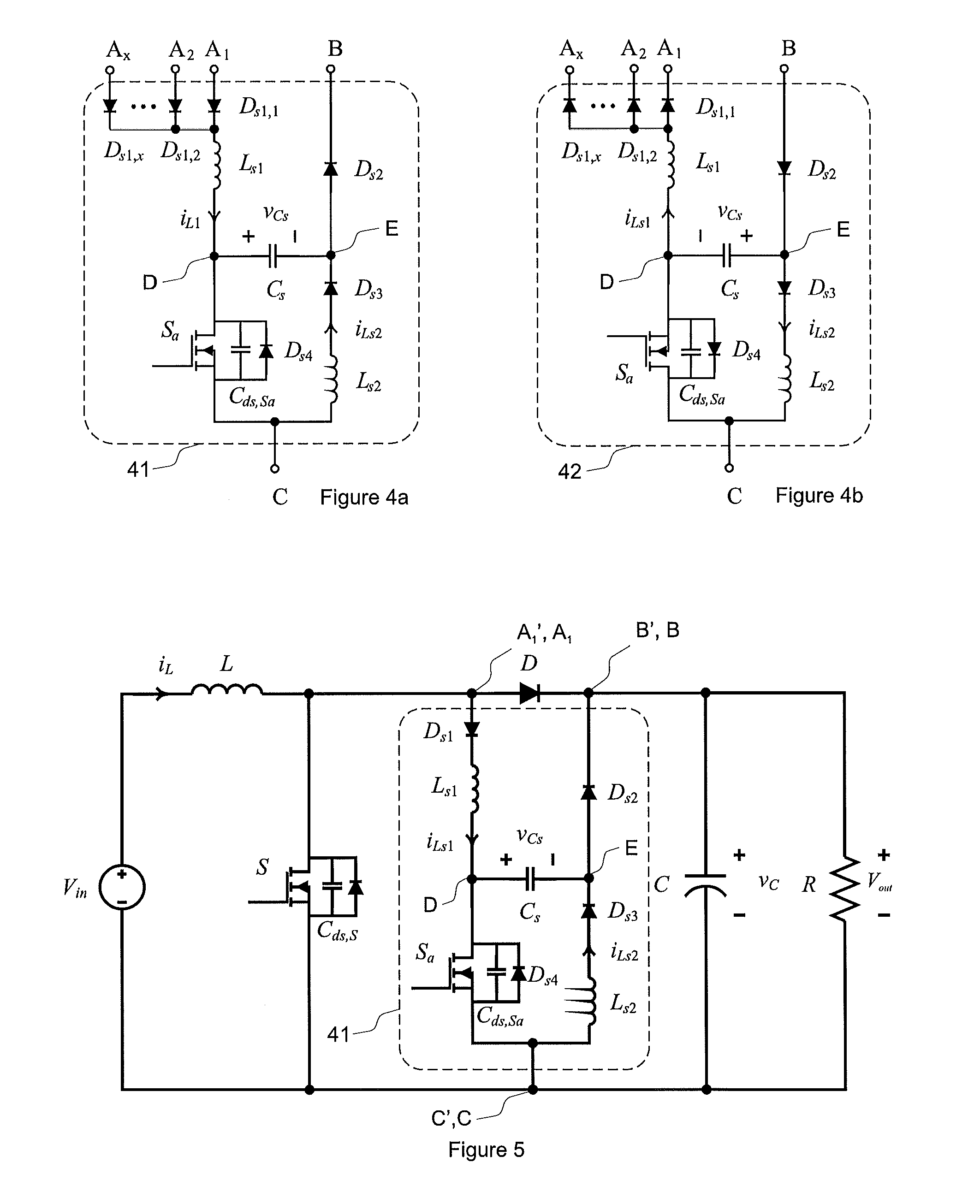 Active snubber topology