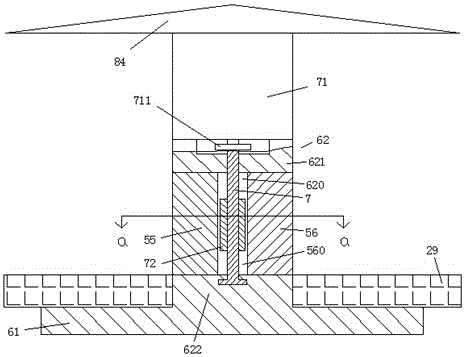 A dust-proof plate fixing device for welding