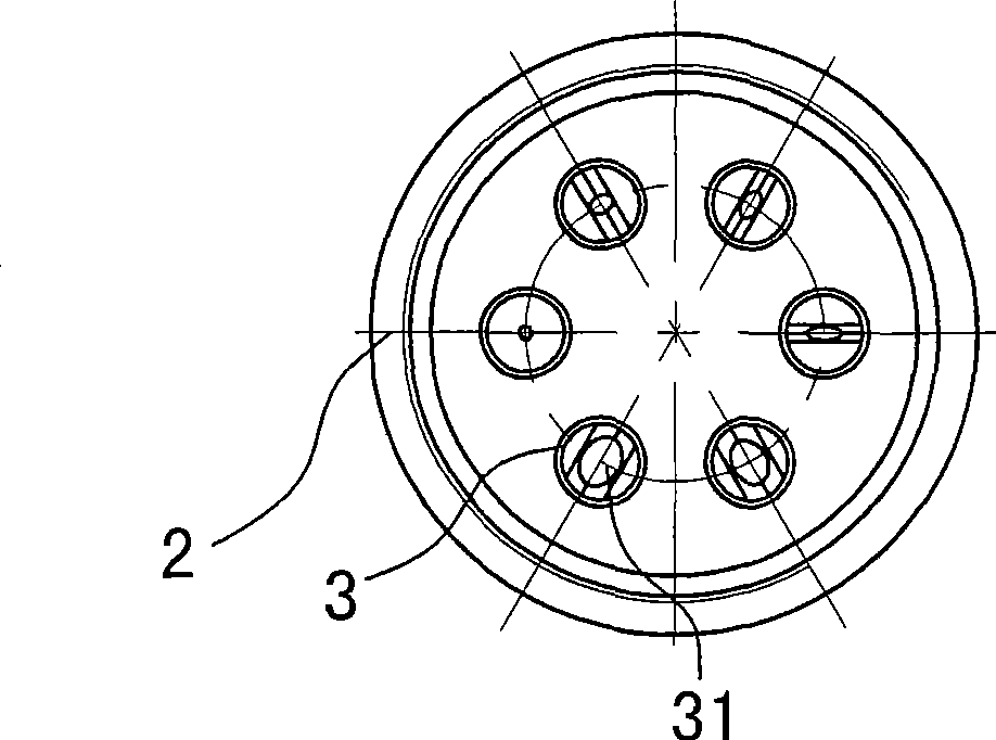 Multi-angle showerhead of washer