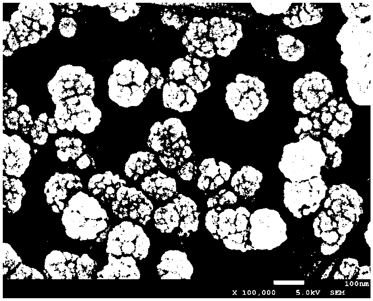 Preparation method of grapheme and ferriferrous oxide composite nanometer material