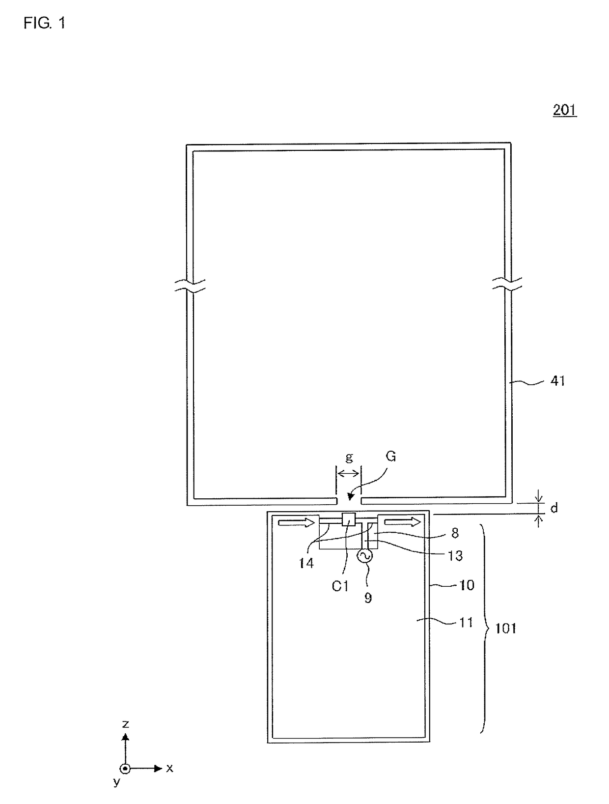 Antenna device and electronic apparatus