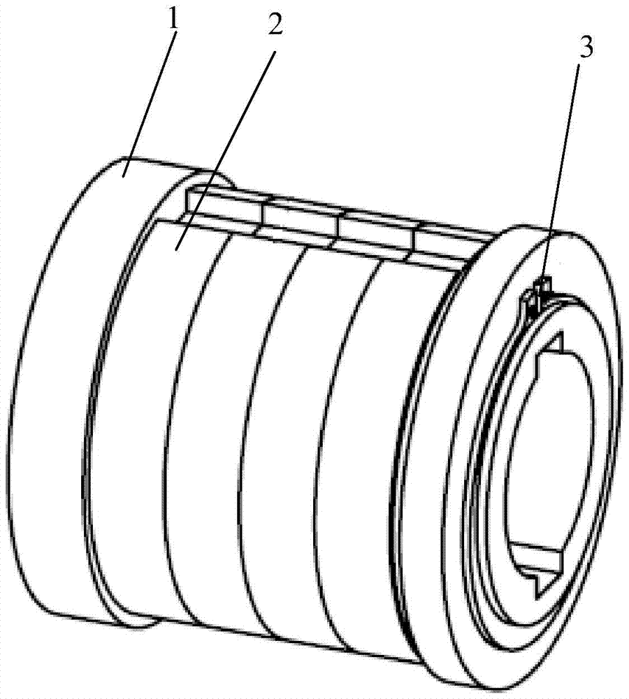 A kind of overrunning clutch and driving device