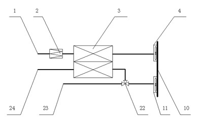 Energy saving device suitable for accurate control air conditioner in machine room