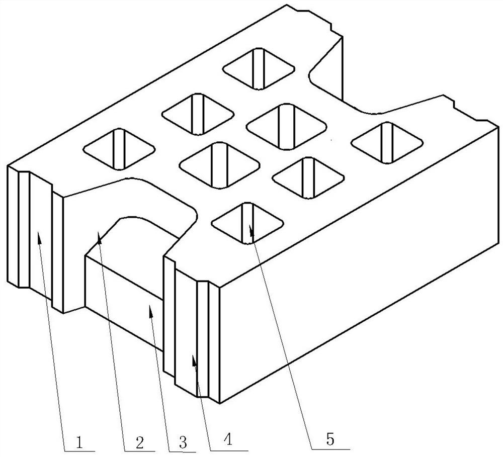 An energy-saving autoclaved fly ash hollow building wall material