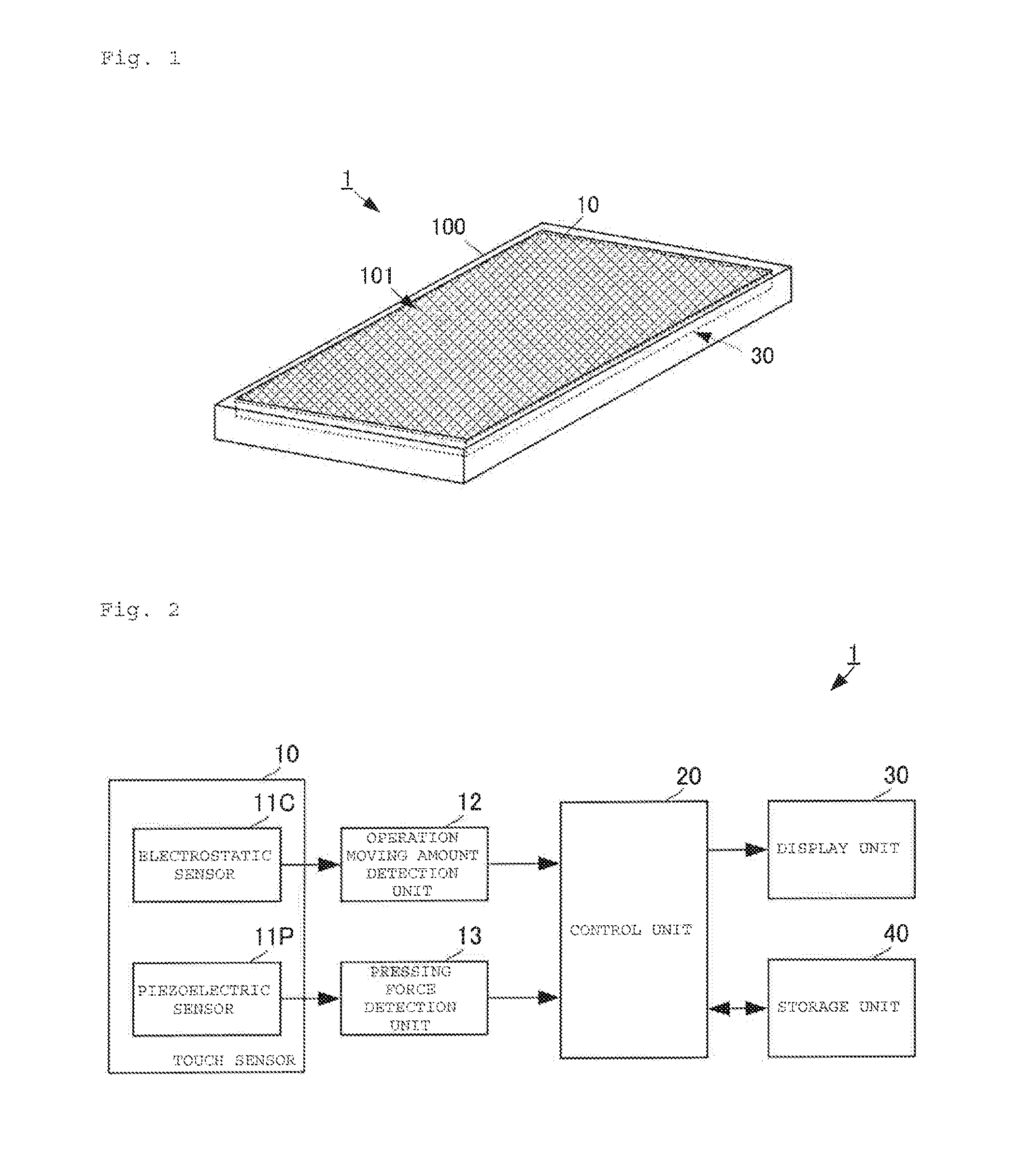 Touch input device