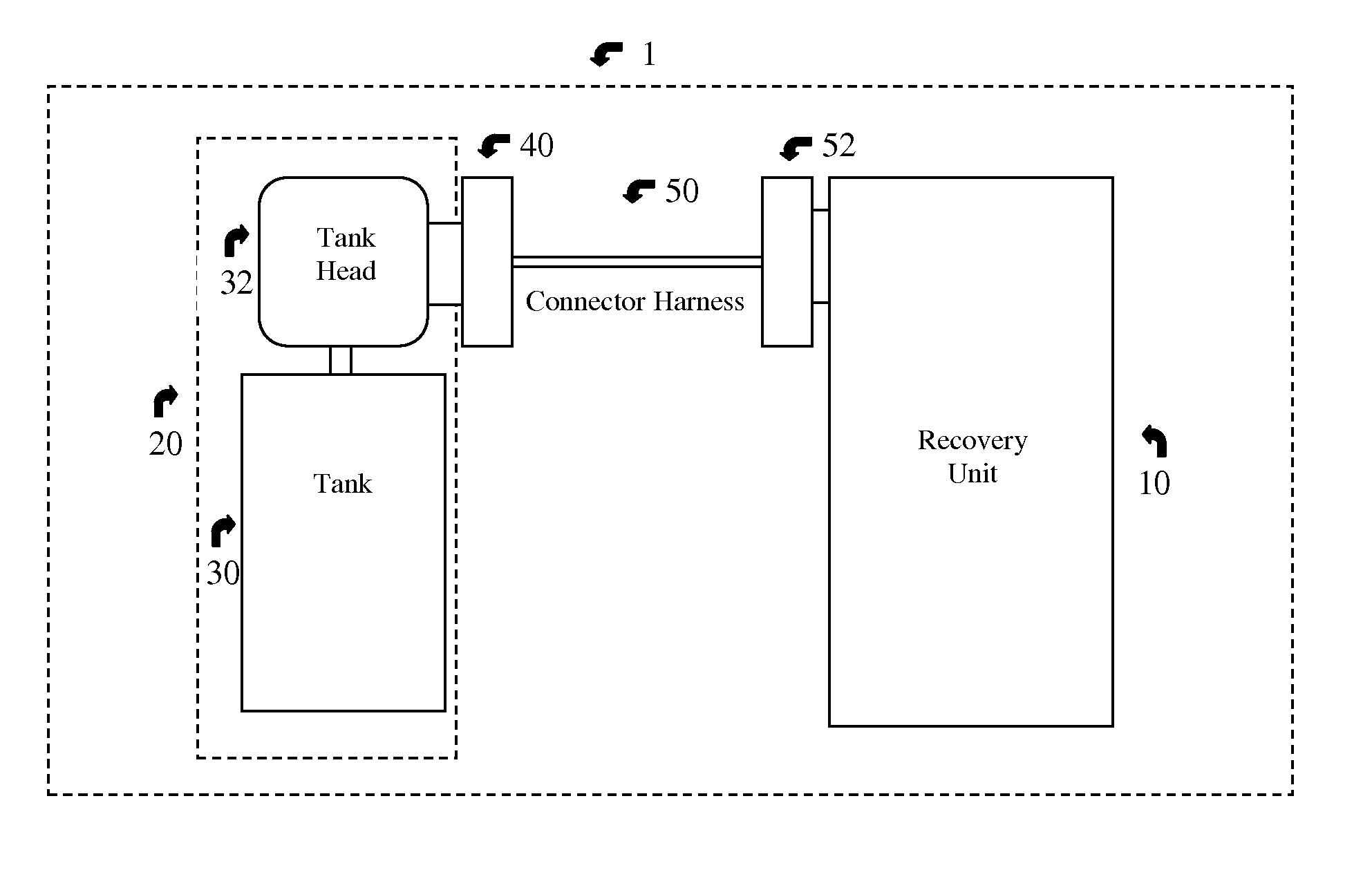 Secured system for fire suppression refill and recovery