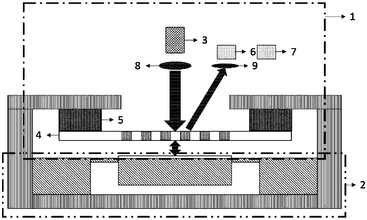 Micro mechanical acceleration sensitive structure for inhibiting crosstalk in high-precision single-shaft optical micro-accelerometer, and manufacturing method thereof