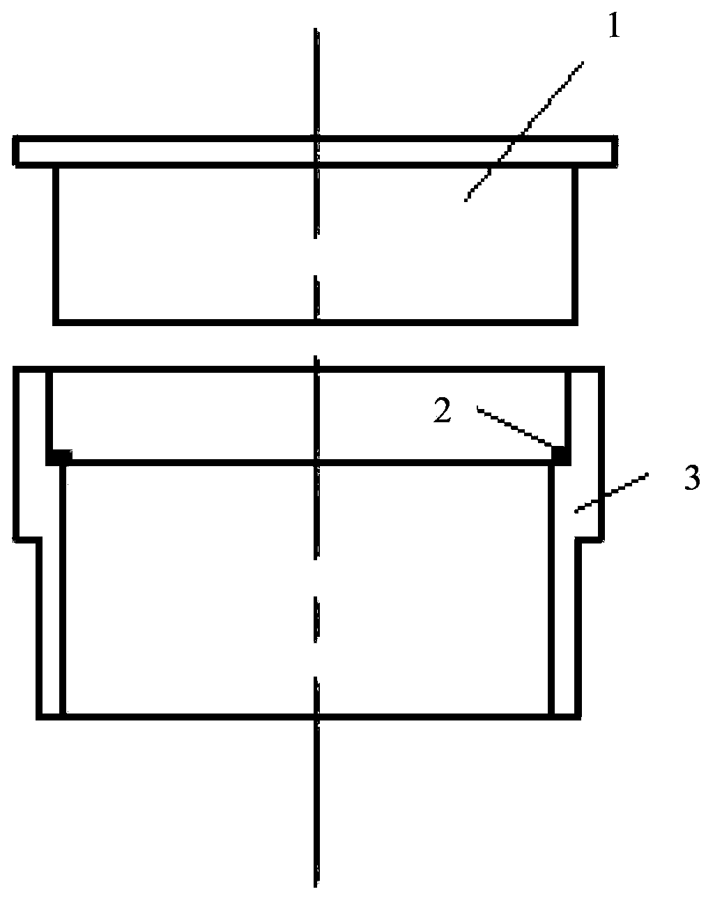 Novel cathode high-temperature brazing material and preparation method thereof