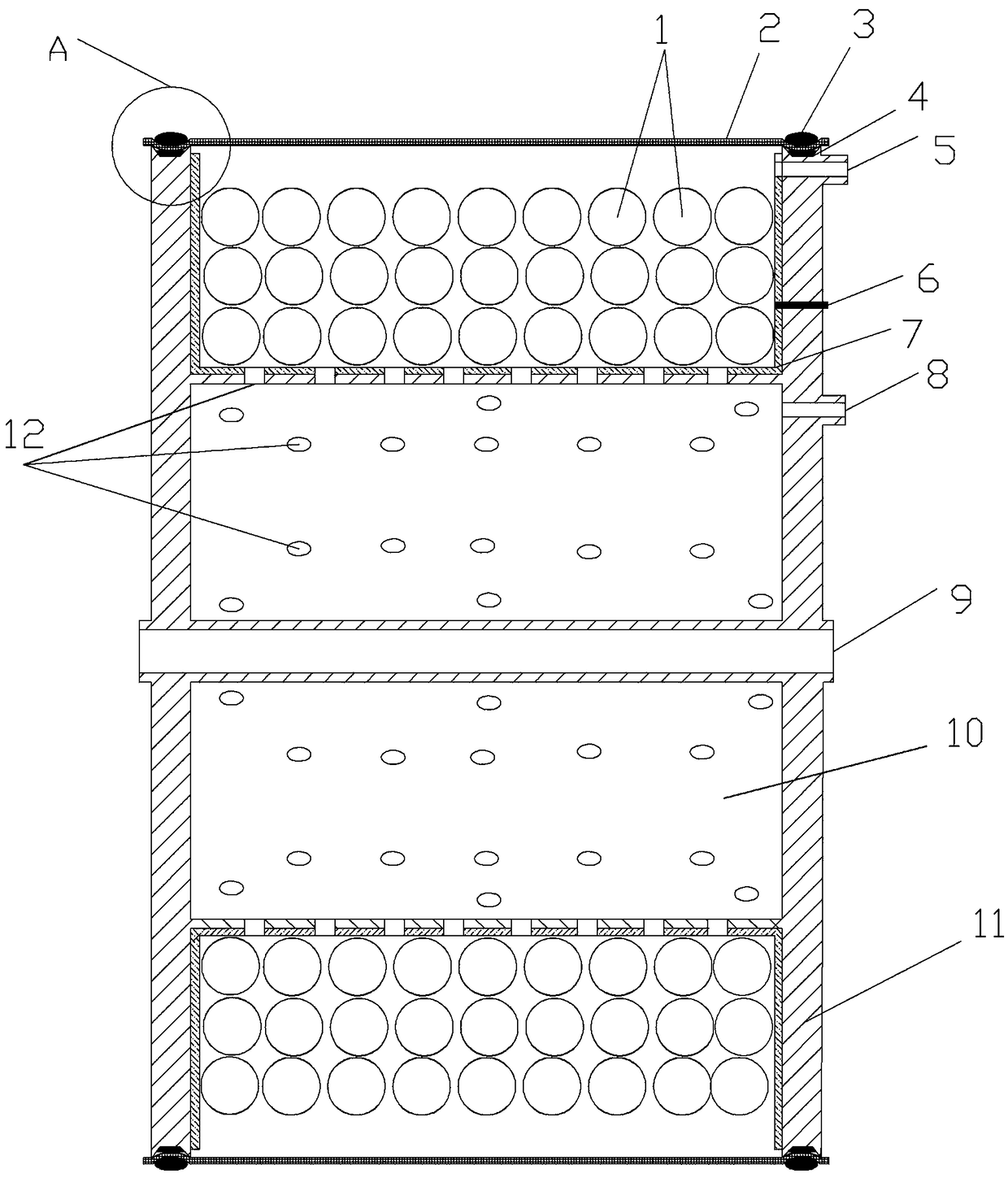 Steam crosslinking technology adopting steam crosslinking special tray