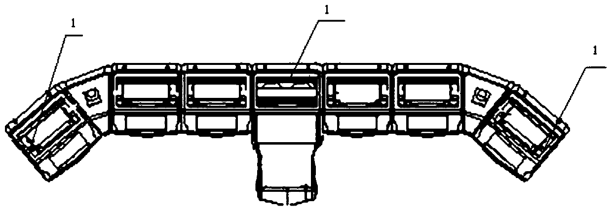 Dimming control device for ship cab light environment human factor engineering effect