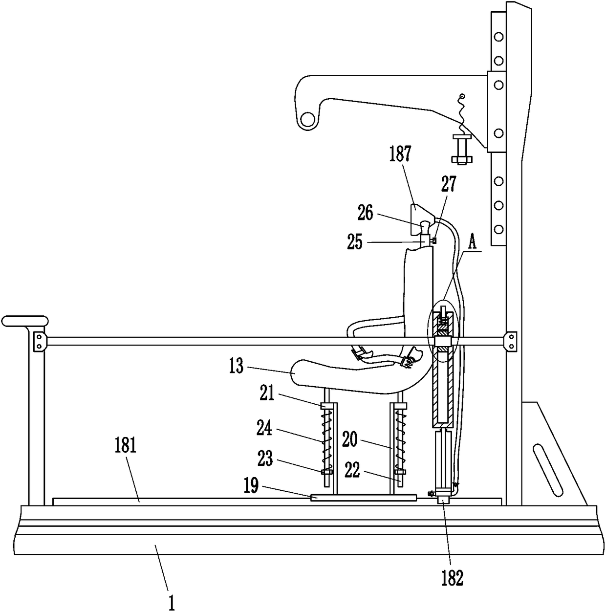 Arm exerciser suitable for people with leg diseases