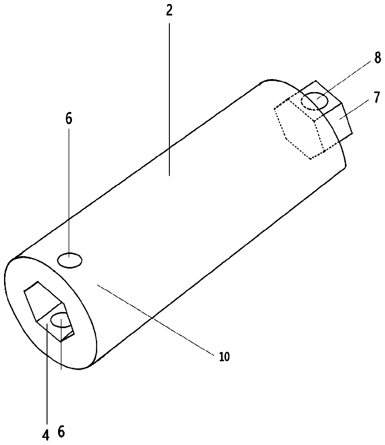 Spinal internal fixation extension rod