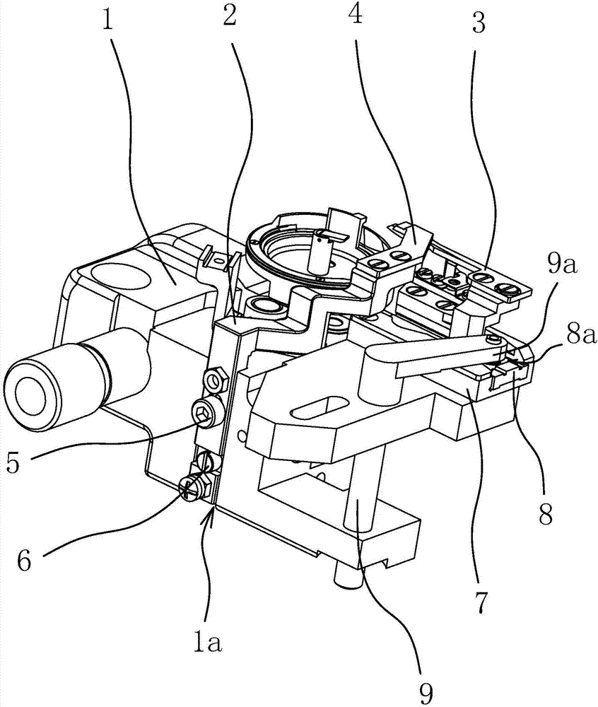 Thread-trimming device of sewing machine